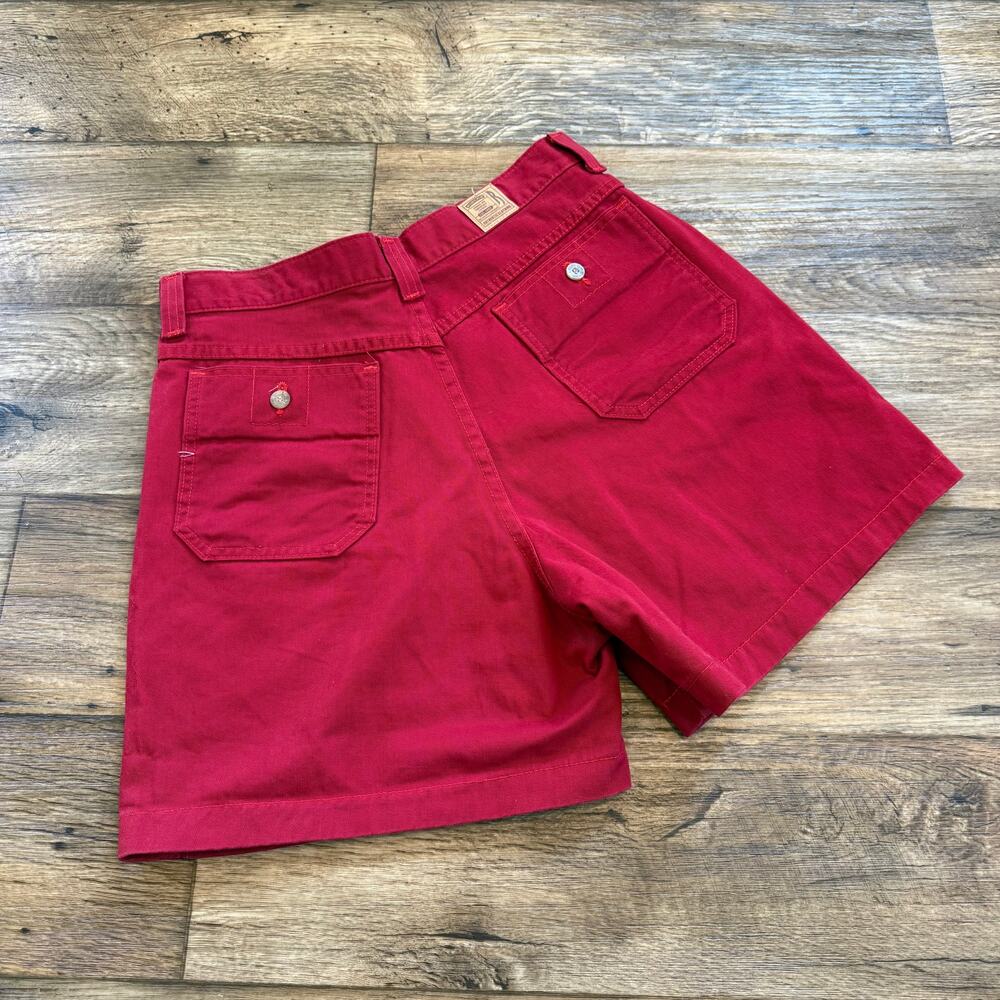 Vintage 80s Lee Riders High Waisted Red Shorts